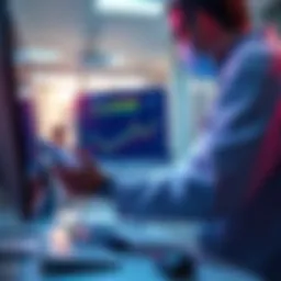 A healthcare professional analyzing data from the Med-Gemini model on a computer screen, highlighting its application in medical QA apps.