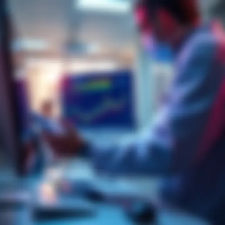 A healthcare professional analyzing data from the Med-Gemini model on a computer screen, highlighting its application in medical QA apps.