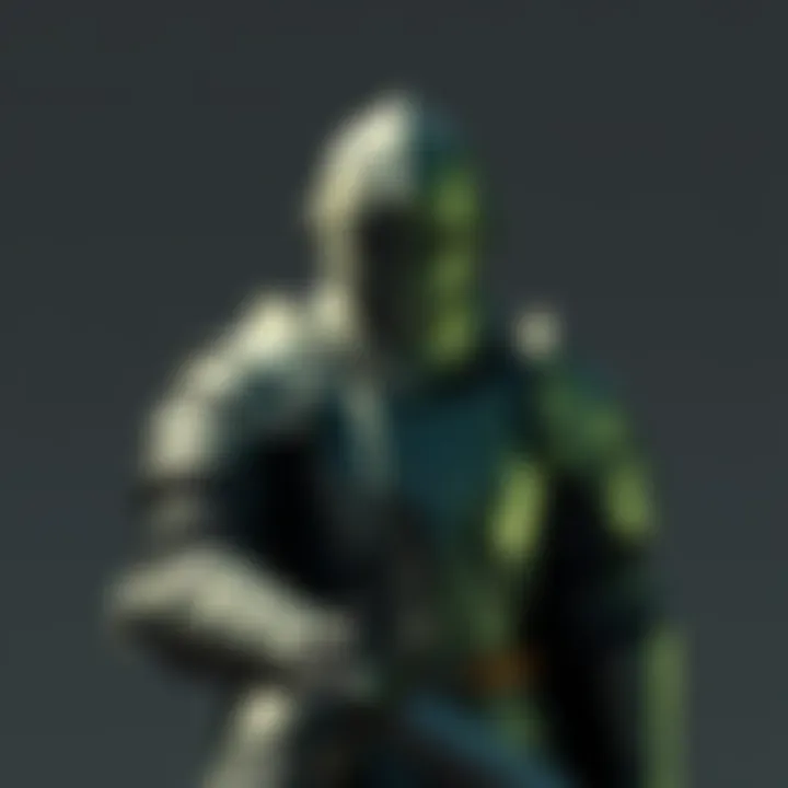 A detailed rendering of a medieval knight character made in Blender, showcasing armor and a sword, set against a simple background.