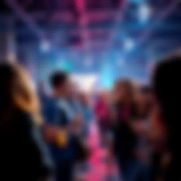 Fans interacting with cast members from top TV shows at a Meet and Greet event