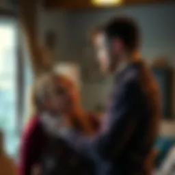 Meg shares her feelings for Chris in a tense family setting during a documentary.