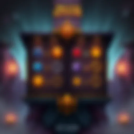 A visual display of the new inventory window for Melted Kingdoms featuring ring placements and cloak slots with animations.