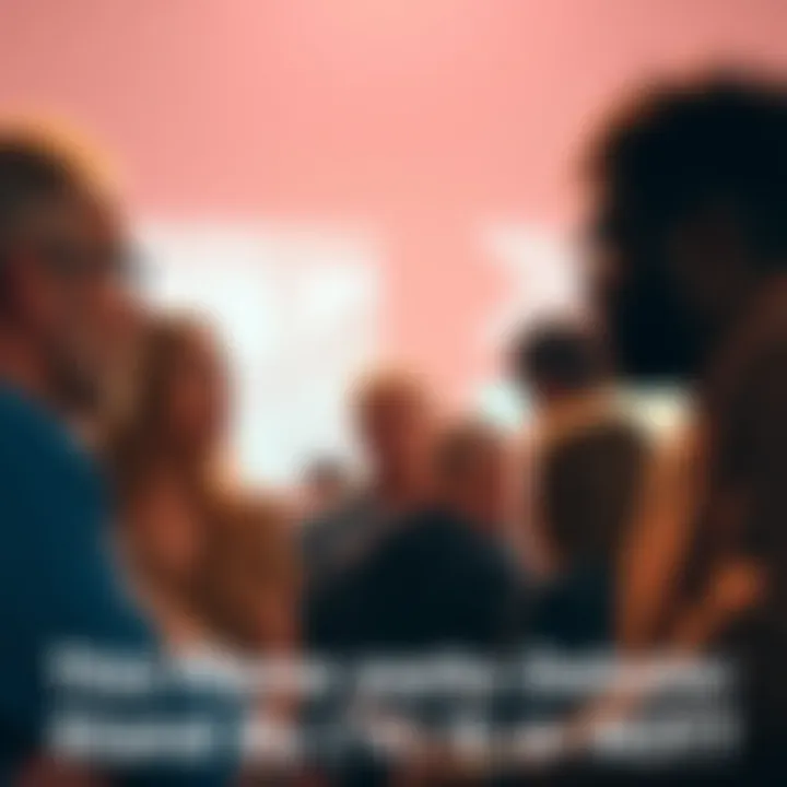 A group of people engaging in a heated conversation about a meme, showing mixed reactions