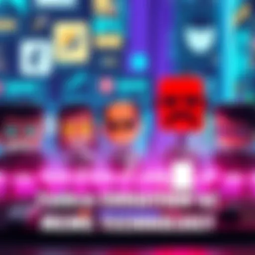 A visual representation showing the progression of meme technology, featuring various styles of memes from past to present.