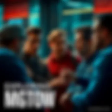 A group of men engaged in a serious conversation about the MGTOW movement, showing mixed reactions and emotions.