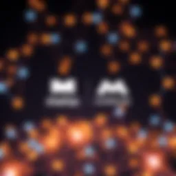 A graphic showing Meta's logo alongside Moltbook's logo, symbolizing their recent acquisition. The background features a network of interconnected nodes representing social interactions.