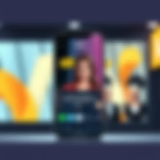 A social media advertisement showing a smartphone with an app that claims to nudify female politicians, highlighting ethical concerns in political advertising.
