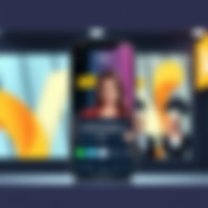 A social media advertisement showing a smartphone with an app that claims to nudify female politicians, highlighting ethical concerns in political advertising.
