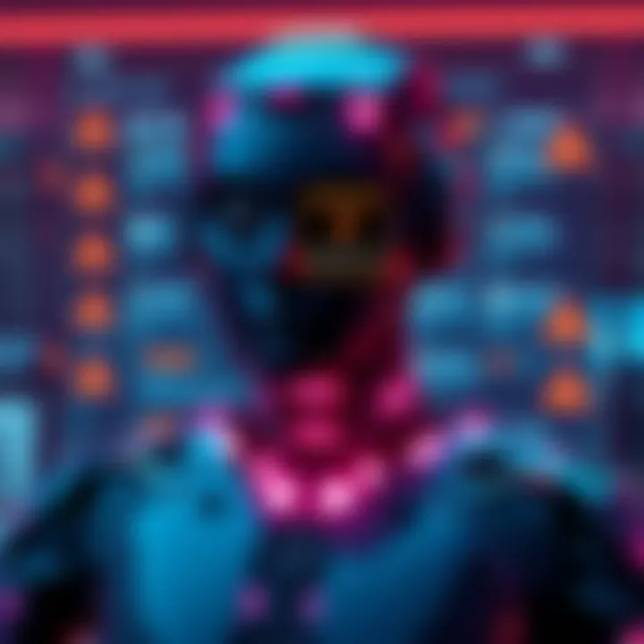 A visual representation of a Meta AI adviser displaying false information about shootings, vaccines, and the trans community, with warning signs highlighted.