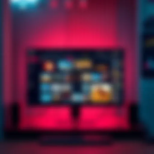 A computer screen displaying the Meta Muse Image AI generator interface, with various images being created.
