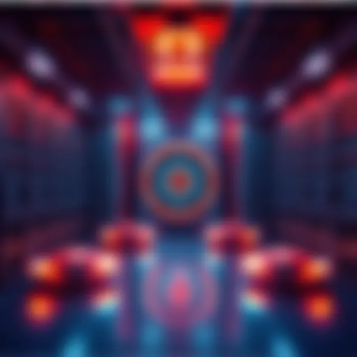 Microreactor Concept A futuristic microreactor powering an AI data center, showcasing advanced technology and energy efficiency.