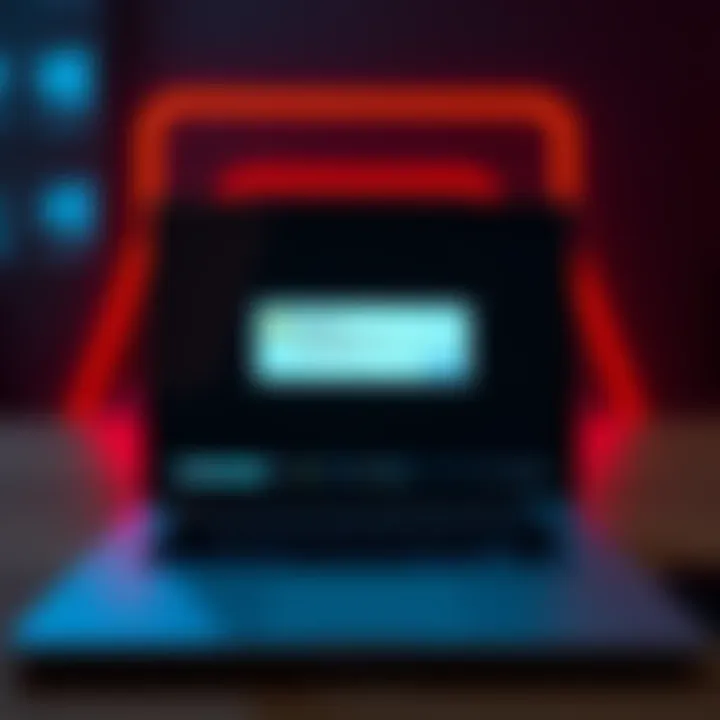 Microsoft Secure Boot Update Blocked A laptop screen showing an error message regarding the Secure Boot update on Windows 11