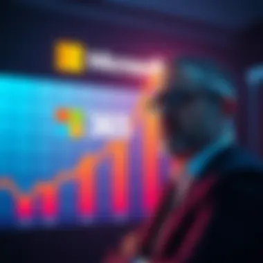 Microsoft 365 Price Increase News A graph showing rising prices with Microsoft 365 logo and a business person looking concerned about costs.