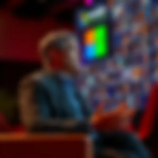 A Microsoft executive speaking at a conference about the ethical concerns of AI scraping and labor theft.