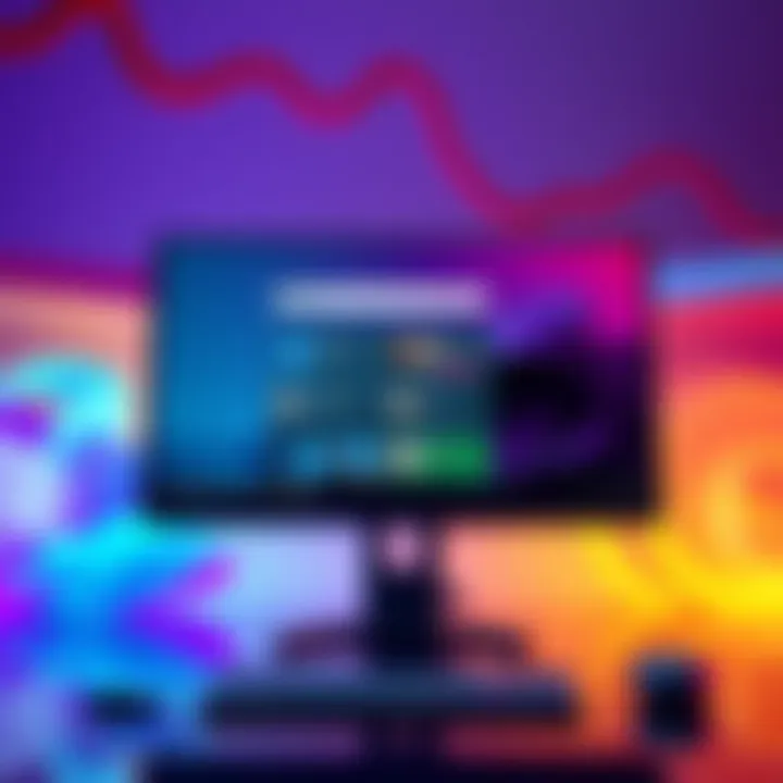 A computer screen displaying the new Windows 11 Search interface with enhanced features and a cleaner design.