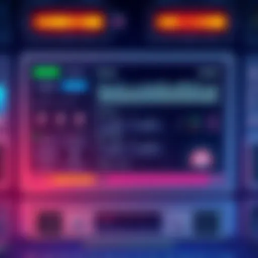 An illustration showing MIDI settings for soundtracks in RPG Maker, highlighting audio options for enhancing game music.