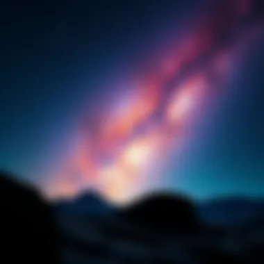 Stunning view of the night sky featuring the Milky Way as part of the game's design