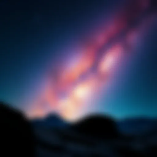 Stunning view of the night sky featuring the Milky Way as part of the game's design