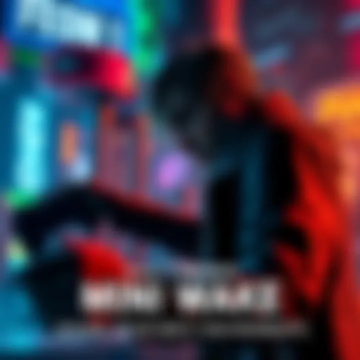 A character engaged in a mini game from Alan Wake, showcasing fun gameplay mechanics