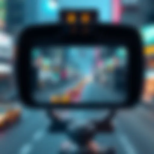 An illustration showing a blurred image at a distance, highlighting clarity problems with Minimax H3.