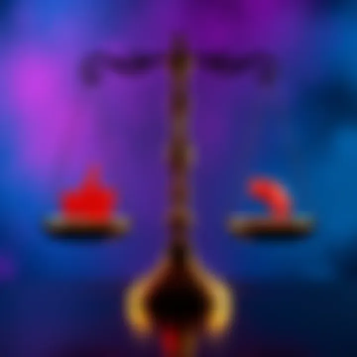 A graphic showing two scales: one side with upvoted lies represented by a thumbs-up and the other with downvoted facts shown by a thumbs-down, highlighting the imbalance in online forums.