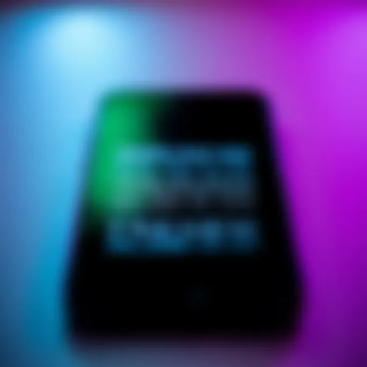 A close-up view of a smartphone screen showing varying font sizes of text, illustrating the changes users are noticing.