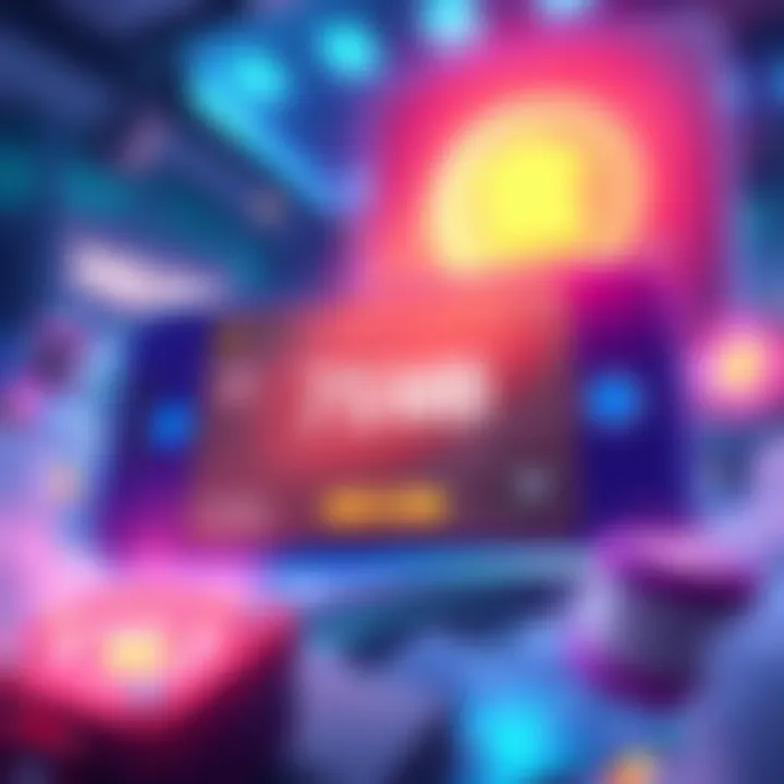 An illustration of a mobile 2D card game interface with optimized graphics and reduced file size indicators, showcasing textures and format options