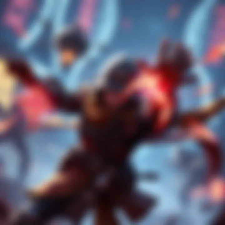 A character fighting in a mobile MMO featuring action combat and a souls-like level system.