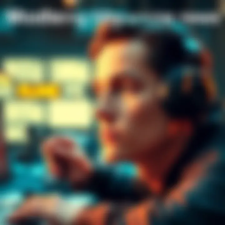 A person working on modeling a realistic human head using digital tools, focusing on facial features and proportions.