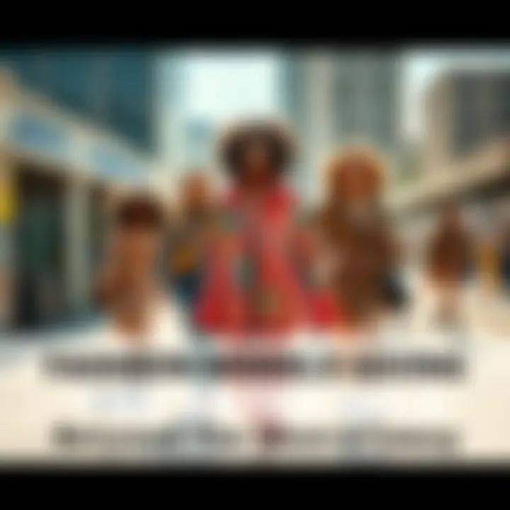 A group of diverse fashion models showcasing their creativity outside the runway in urban settings