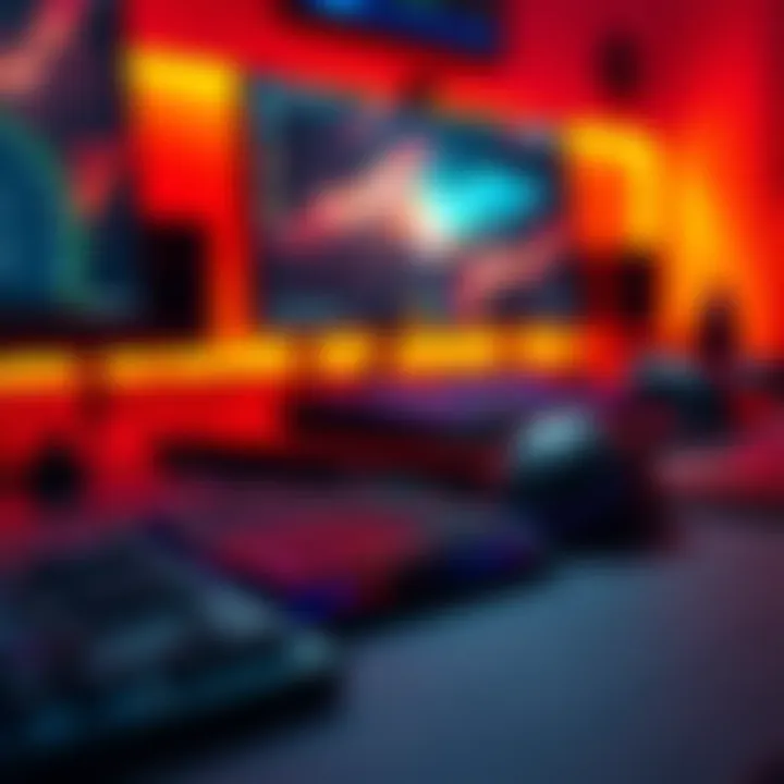 A gaming setup featuring a mouse and keyboard on a desk, highlighting the debate over mouse support in gaming.