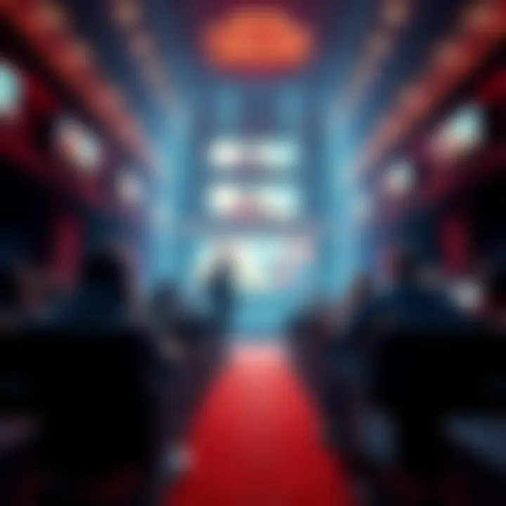 Player managing a virtual movie theater with various films and customers