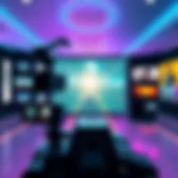 Illustration showcasing the Multi-Angle LoRA tool with visual examples of different camera angles and photo editing features.