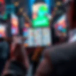 A person holding a smartphone displaying a Sudoku game screen with colorful graphics and social features in the background.