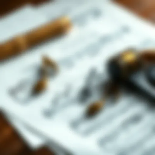 A close-up of musical notes alongside legal documents symbolizing copyright and public domain issues in music.
