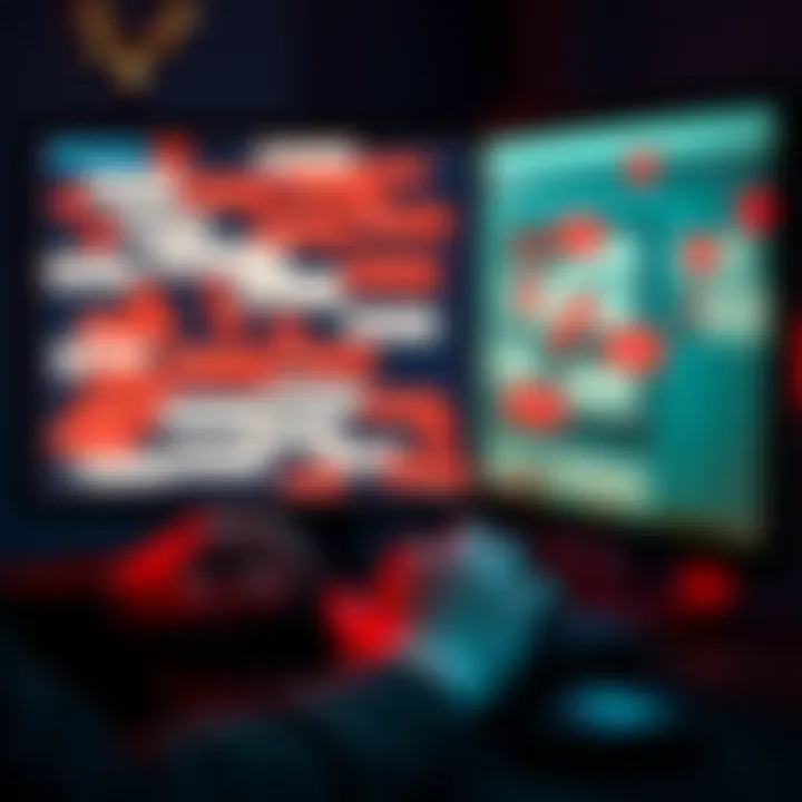 A person typing on a computer, surrounded by negative comments on a screen, illustrating the impact of narcissism in online forums