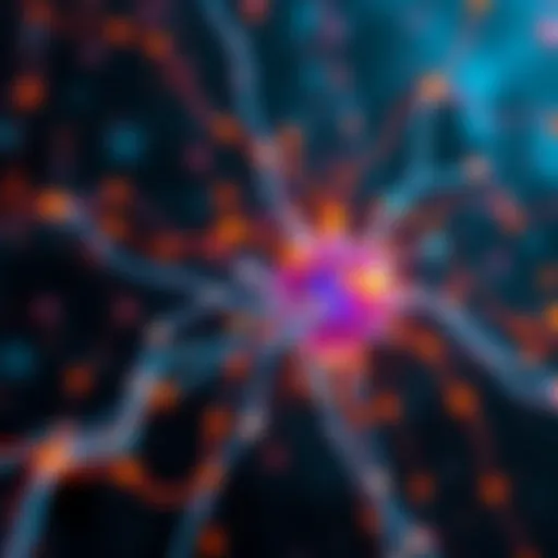 A graphical representation of a neural network with layers and connections, illustrating the Fast Walsh Hadamard Transform effect on layer fusion and reduced parameters.