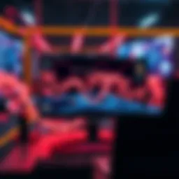 A computer screen showing neural network algorithms improving simulation visualizations.