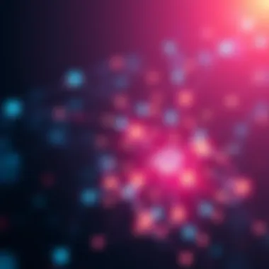 An illustration showing interconnected digital networks symbolizing the Neuralese concept, with glowing nodes and lines representing advanced communication technology.