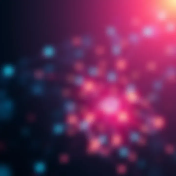 An illustration showing interconnected digital networks symbolizing the Neuralese concept, with glowing nodes and lines representing advanced communication technology.