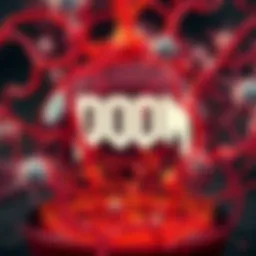 Neurons in a petri dish interacting with a screen displaying the video game DOOM