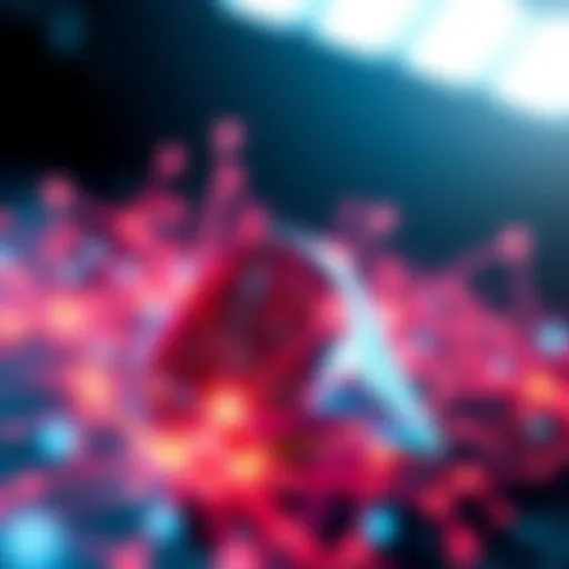 A digital representation of AI technology with abstract elements, symbolizing the launch of new Claude checkpoints by Anthropic.