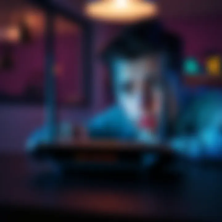 A person looking worriedly at a new router, symbolizing potential future tech issues in 2027.