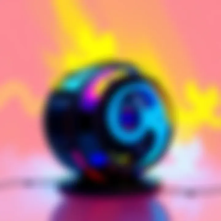 A colorful artist's concept sketch of the revamped Steam Capsule design with modern features and a sleek appearance.