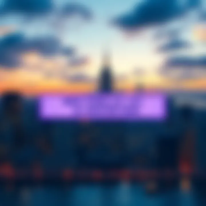 New York AI Data Center Ban A skyline view of New York City with a bold sign stating 'AI Data Center Ban'
