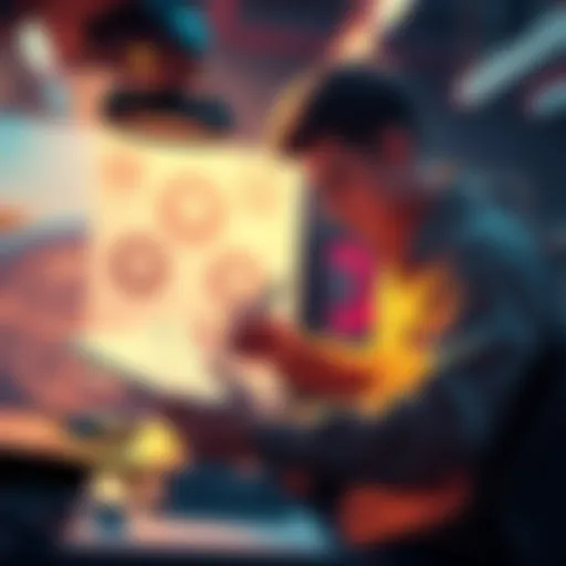 A new animator sketching designs for a car commercial project, focused on creativity and innovation.