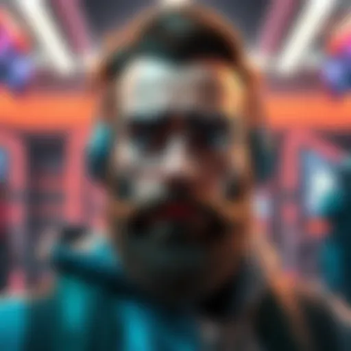 A character with a new beard style that players did not request, looking confused in a virtual environment.