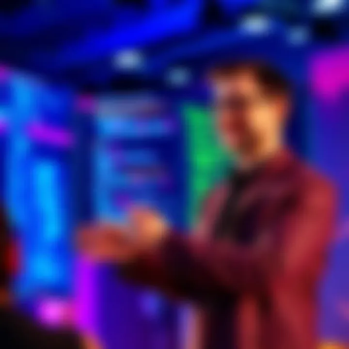 Former GitHub CEO presenting a new coding platform designed for vibe coding, showcasing its modern features and interface on a digital screen.