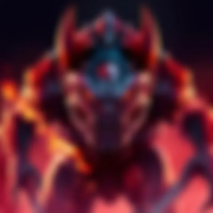 A large, intimidating character from the BLEEDING game ready for battle, showcasing strong features and a fierce look.