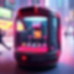 A vibrant game capsule showcasing new features and design before early access launch.